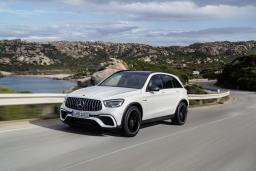 The 2022 Mercedes-AMG GLE 63 S Coupe driving in white